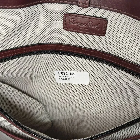 🐢 Dooney & Bourke Brooklawn XL Tote Weekender Bag Great Condition! - Picture 3 of 16